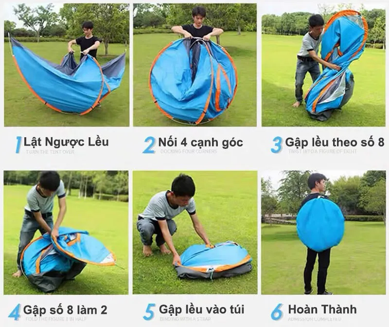 Nên Mua Lều Cắm Trại Tự Bung Hay Lều Lắp Ráp Khung Truyền Thống Khi Đi Cắm Trại?
